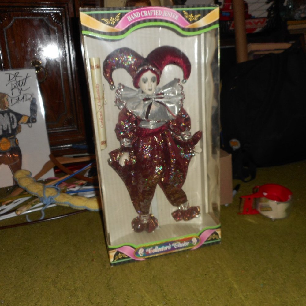 Jester Porcelain Doll